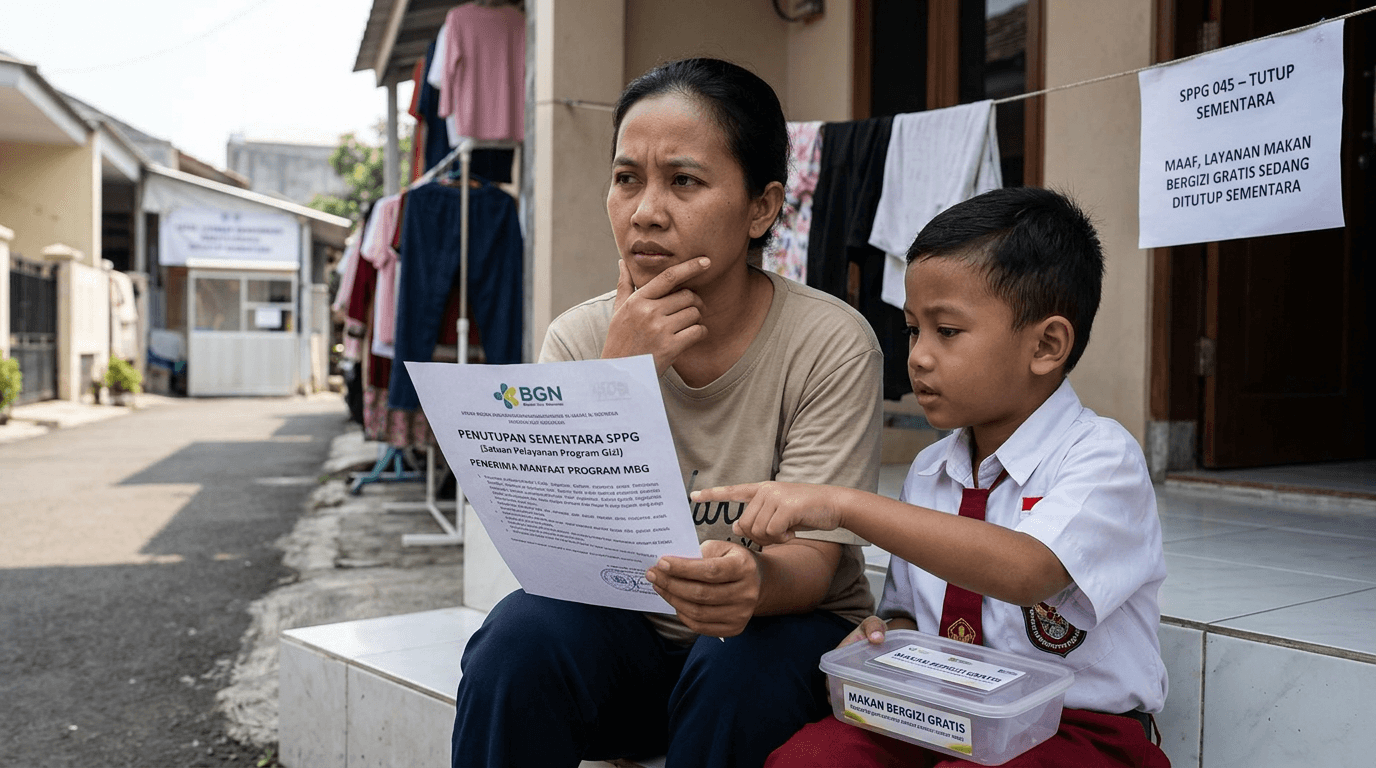 Dampak Penutupan Sementara 1.999 SPPG Terhadap Penerima Manfaat Program MBG