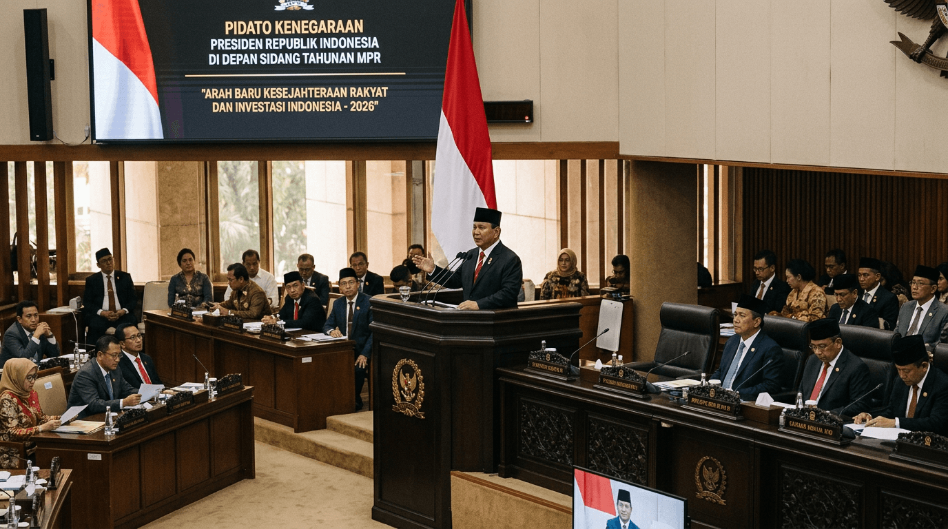 Pidato Kenegaraan Prabowo: Arah Baru Kesejahteraan Rakyat