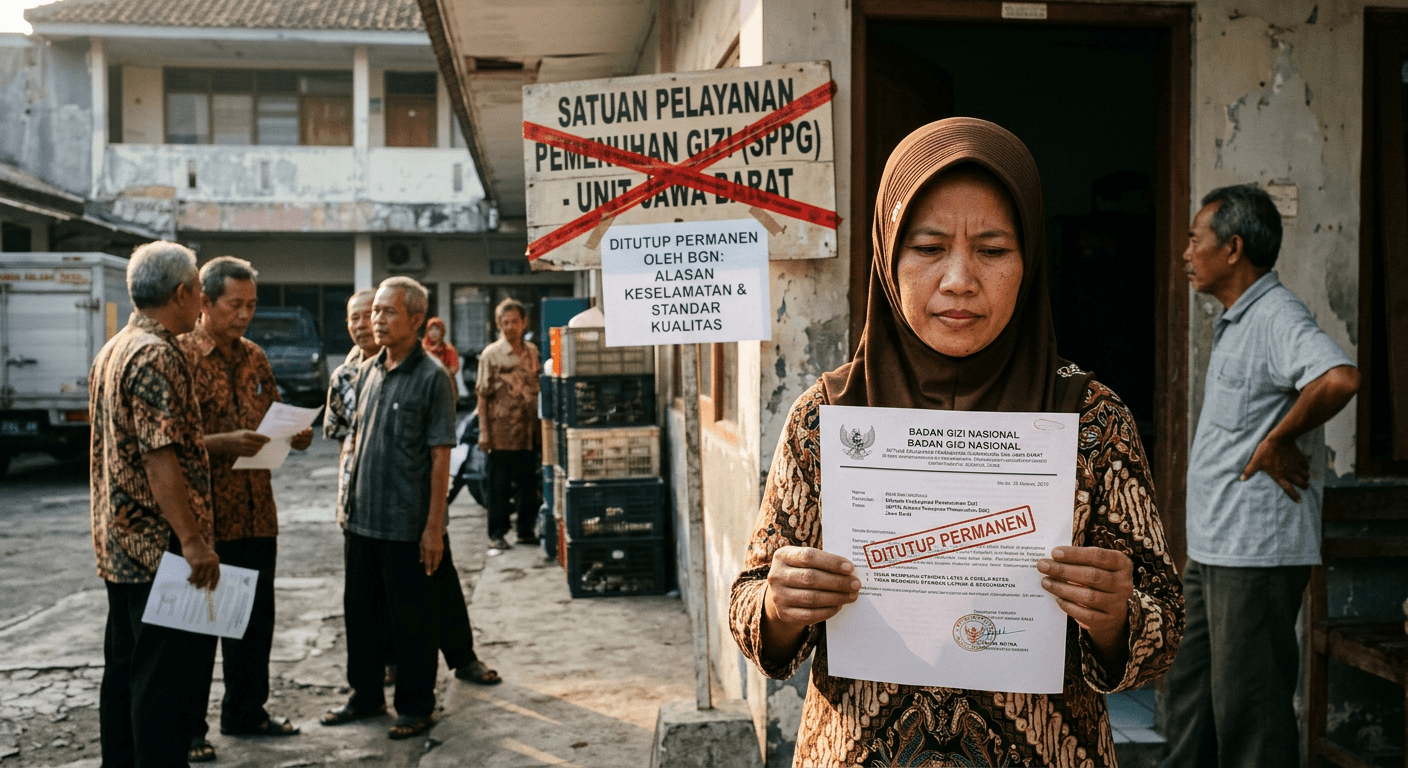 Alasan SPPG Ditutup Permanen oleh BGN di Jawa Barat