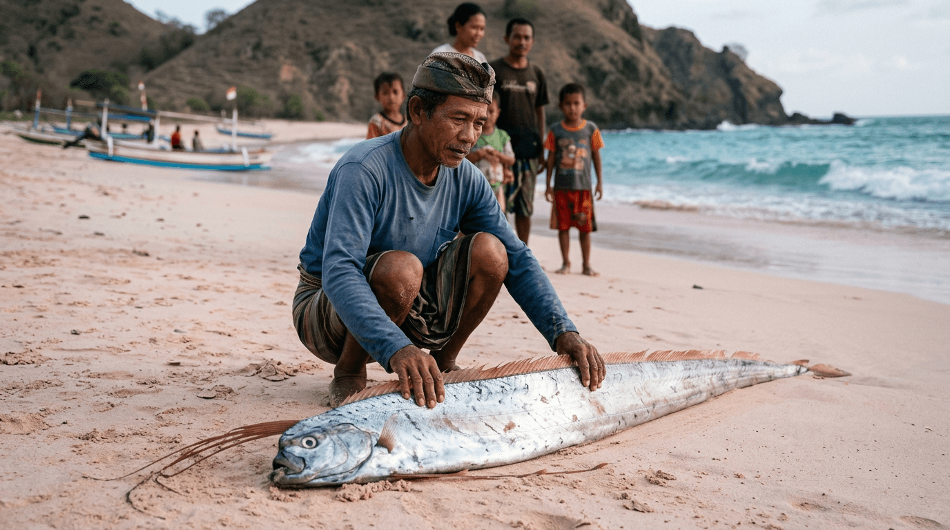 Kronologi Ikan Kiamat Oar yang Viral di Lombok