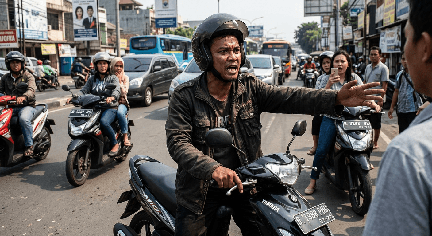 Viral Hari Ini: Aksi Mengerikan Pemotor yang Bikin Netizen Heboh!