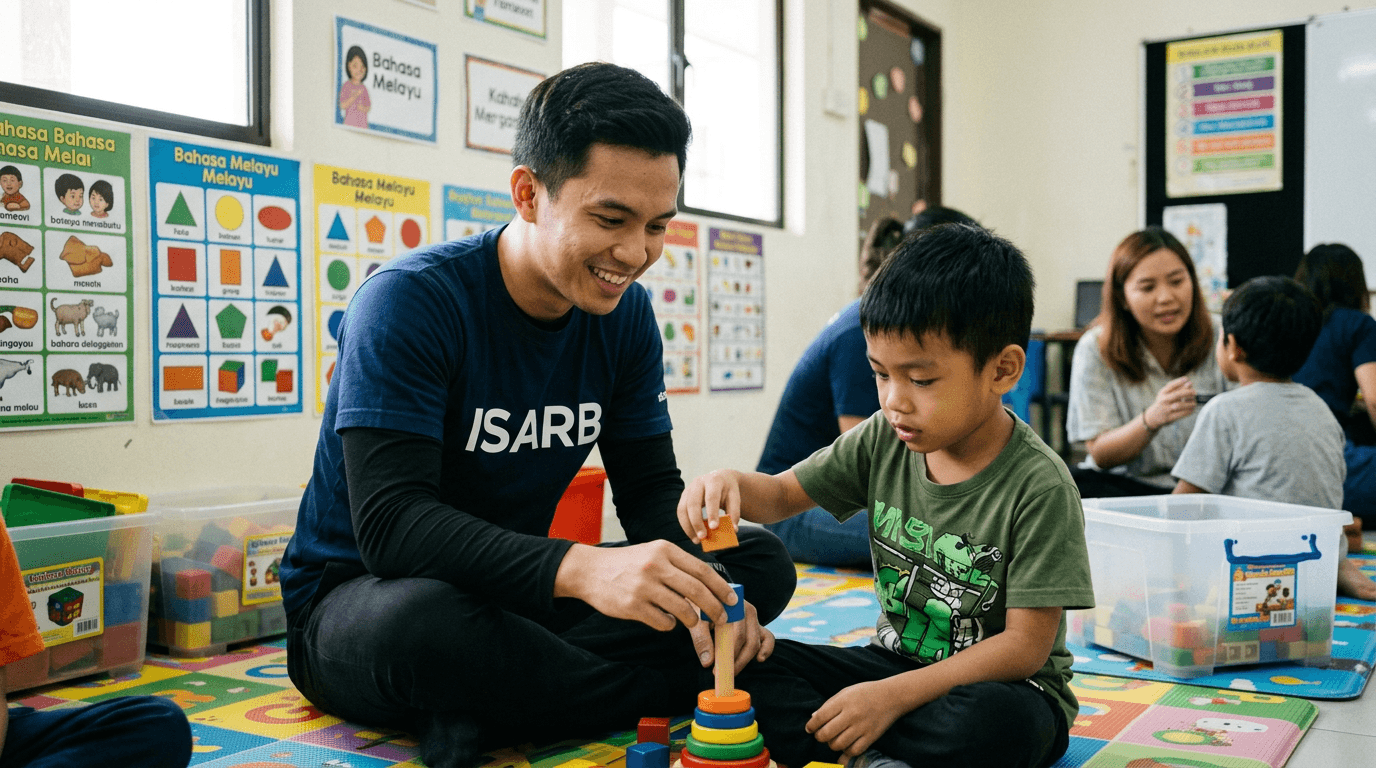 Aksi Hangat YouTuber Isa Isarb Bantu Anak Autisme