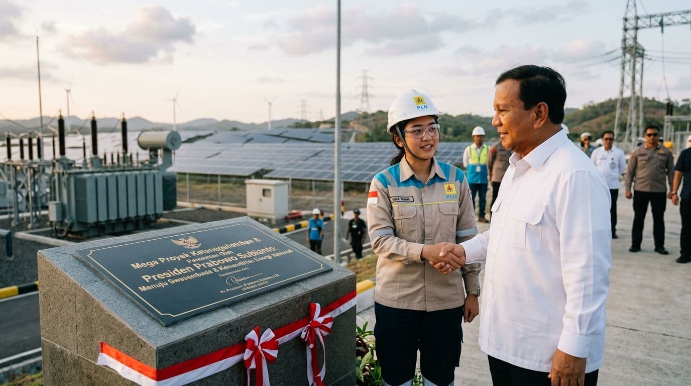 Presiden Prabowo Resmikan Proyek Mega Ketenagalistrikan