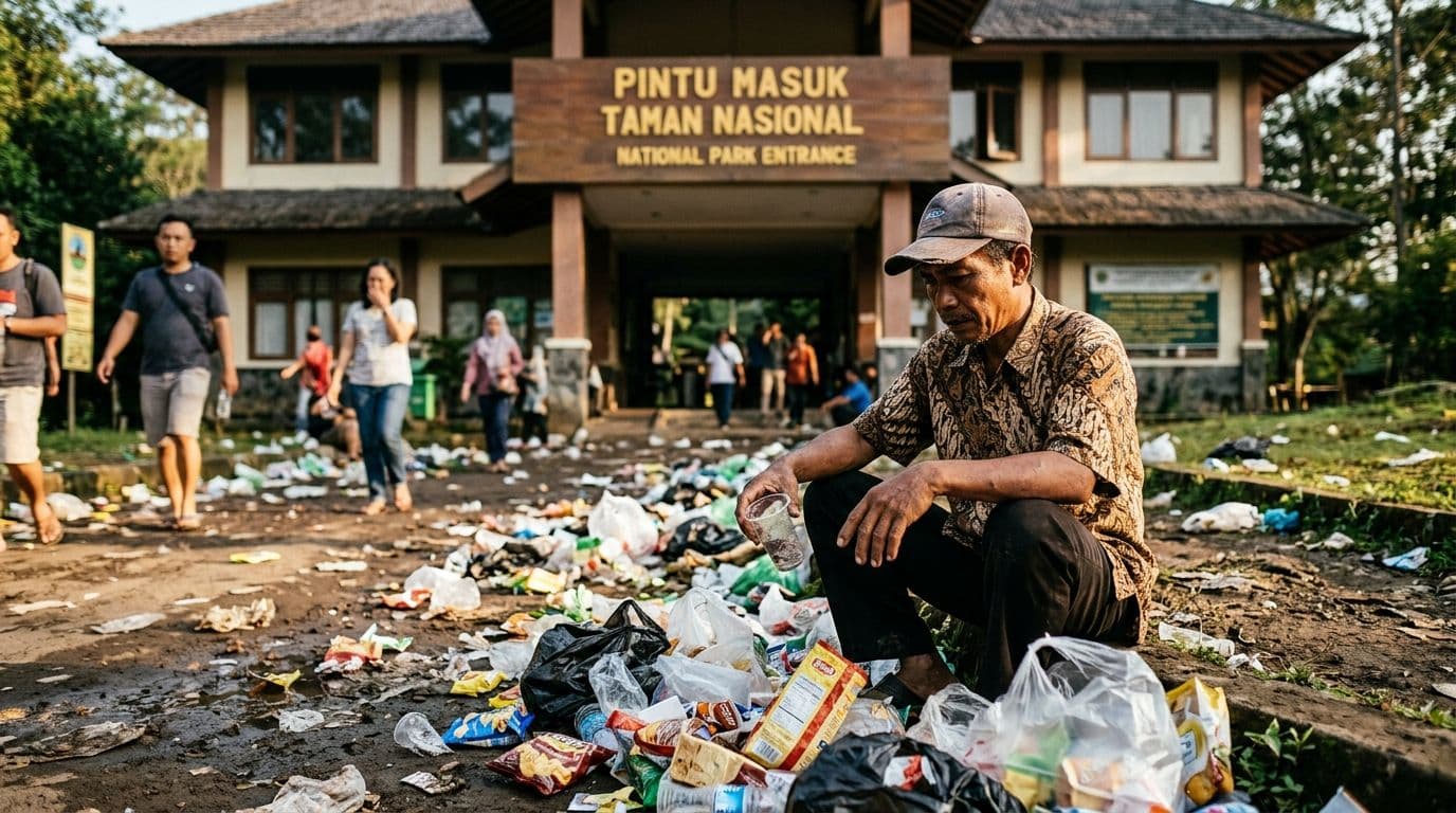 Viral Sampah Berserakan Depan Ged: Potret Miris Publik