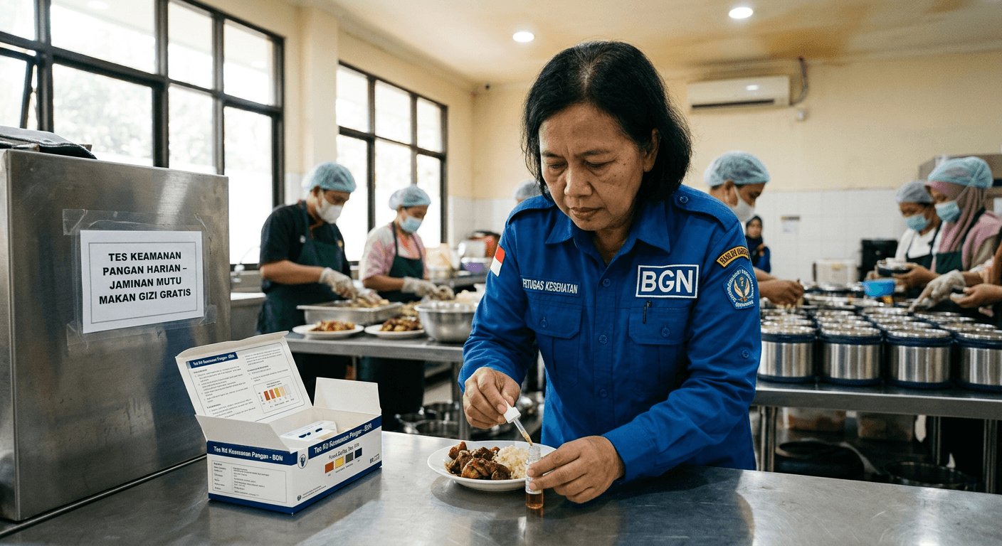 BGN Pertimbangkan Lengkapi SPPG dengan Test Kit Makanan