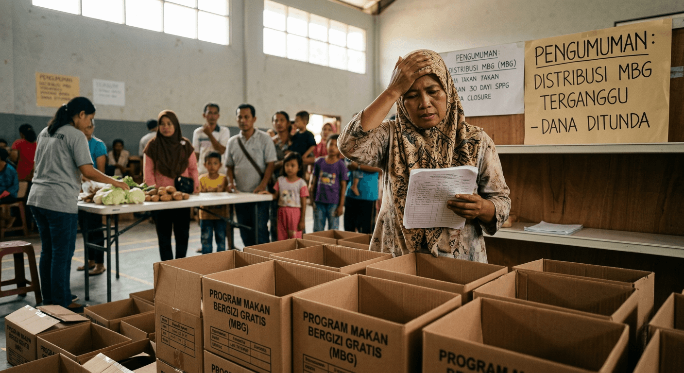 Dampak Penutupan SPPG 30 Hari Terhadap Distribusi MBG di Daerah