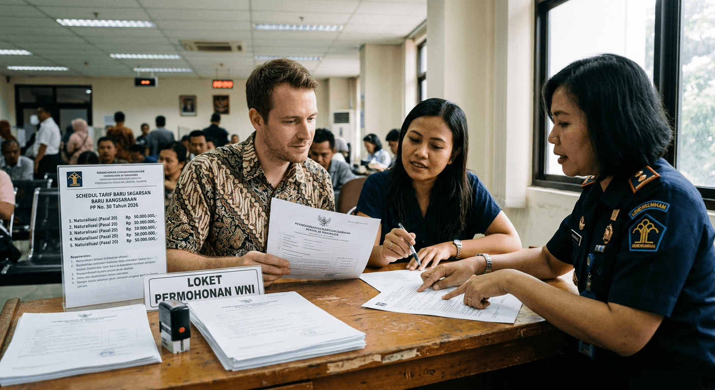 Biaya Resmi Jadi WNI Naik, Ini Rincian Tarifnya