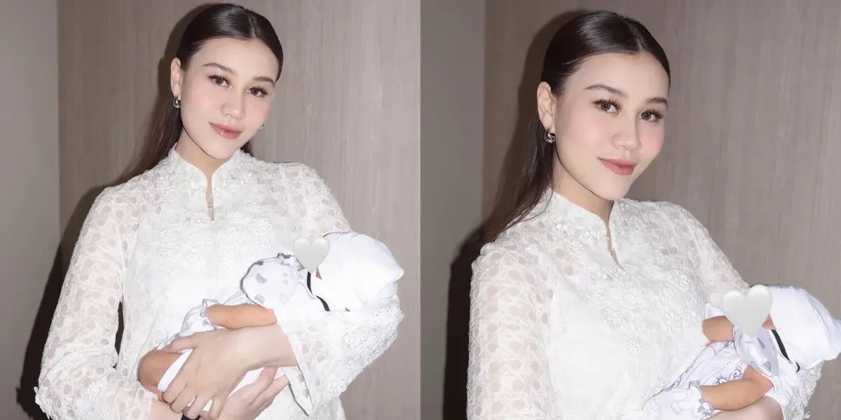 Aaliyah Massaid Curi Perhatian di Aqiqah Baby Arash, Pancarkan Aura Ibu Muda