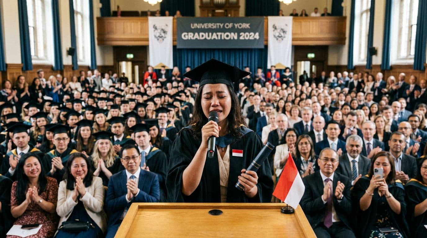 Viral Mahasiswa York Indonesia Nyanyi Tanah Airku