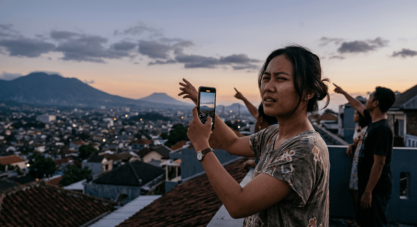 Penampakan UFO di Jawa Barat Bikin Netizen Heboh!