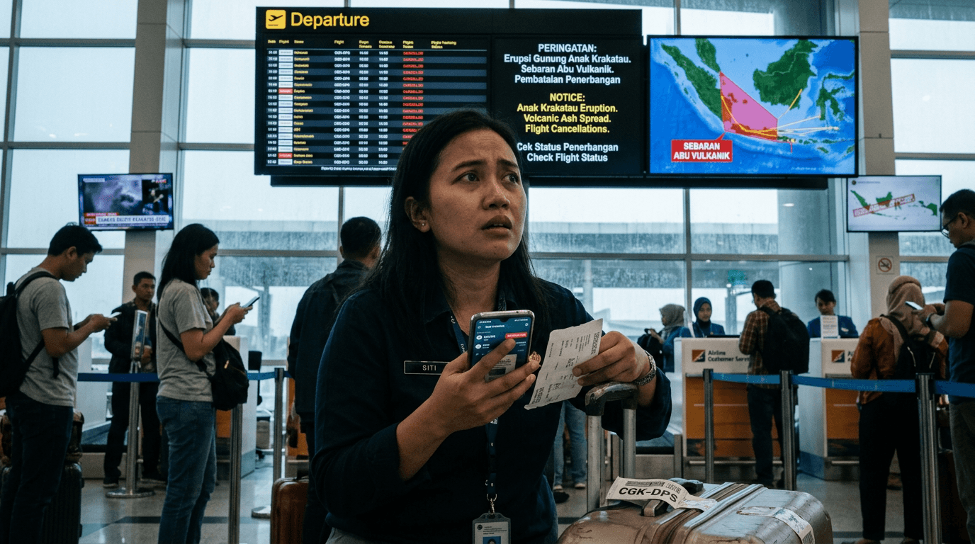 Dampak Erupsi Anak Krakatau Terhadap Penerbangan Nasional: Update Terkini 2026