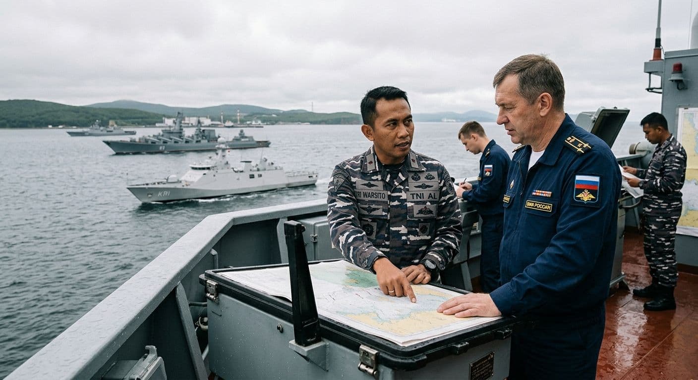 Latihan Militer Rusia Vladiv: Diplomasi Maritim RI-Rusia
