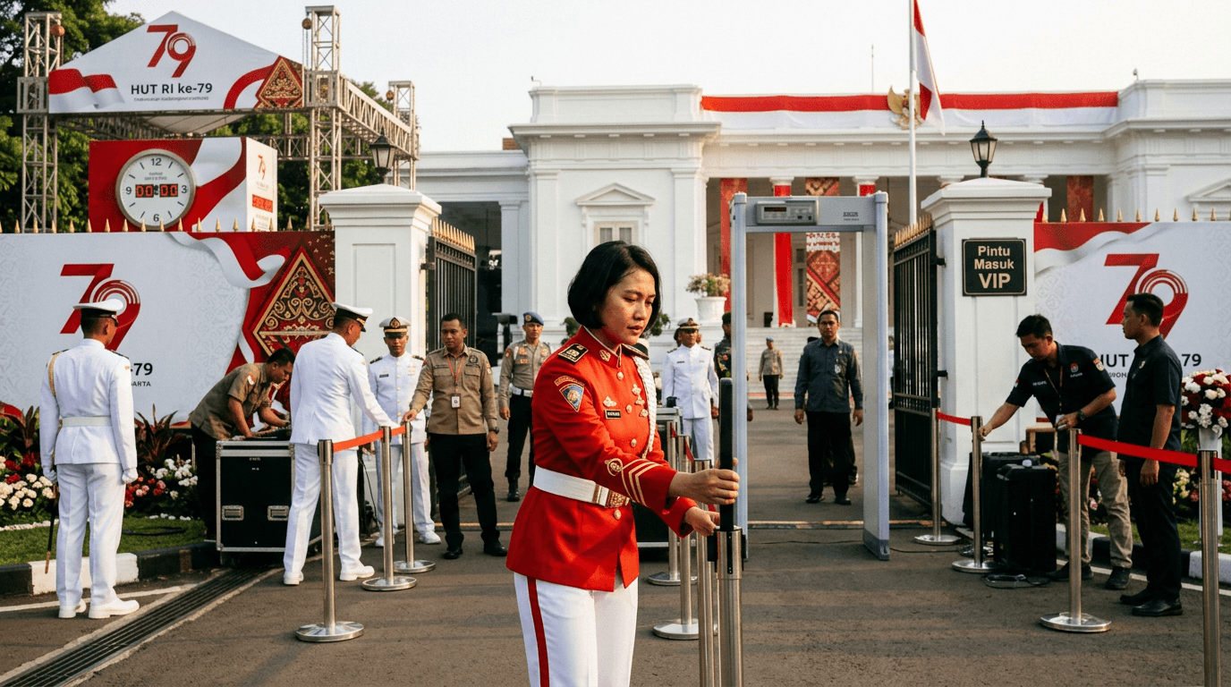 Update Terbaru Persiapan Istana Kepresiden HUT RI