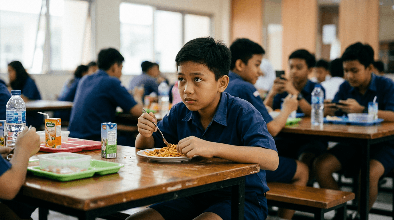 Kronologi Viral Bocah Bullying Makan Spaghetti di Medsos