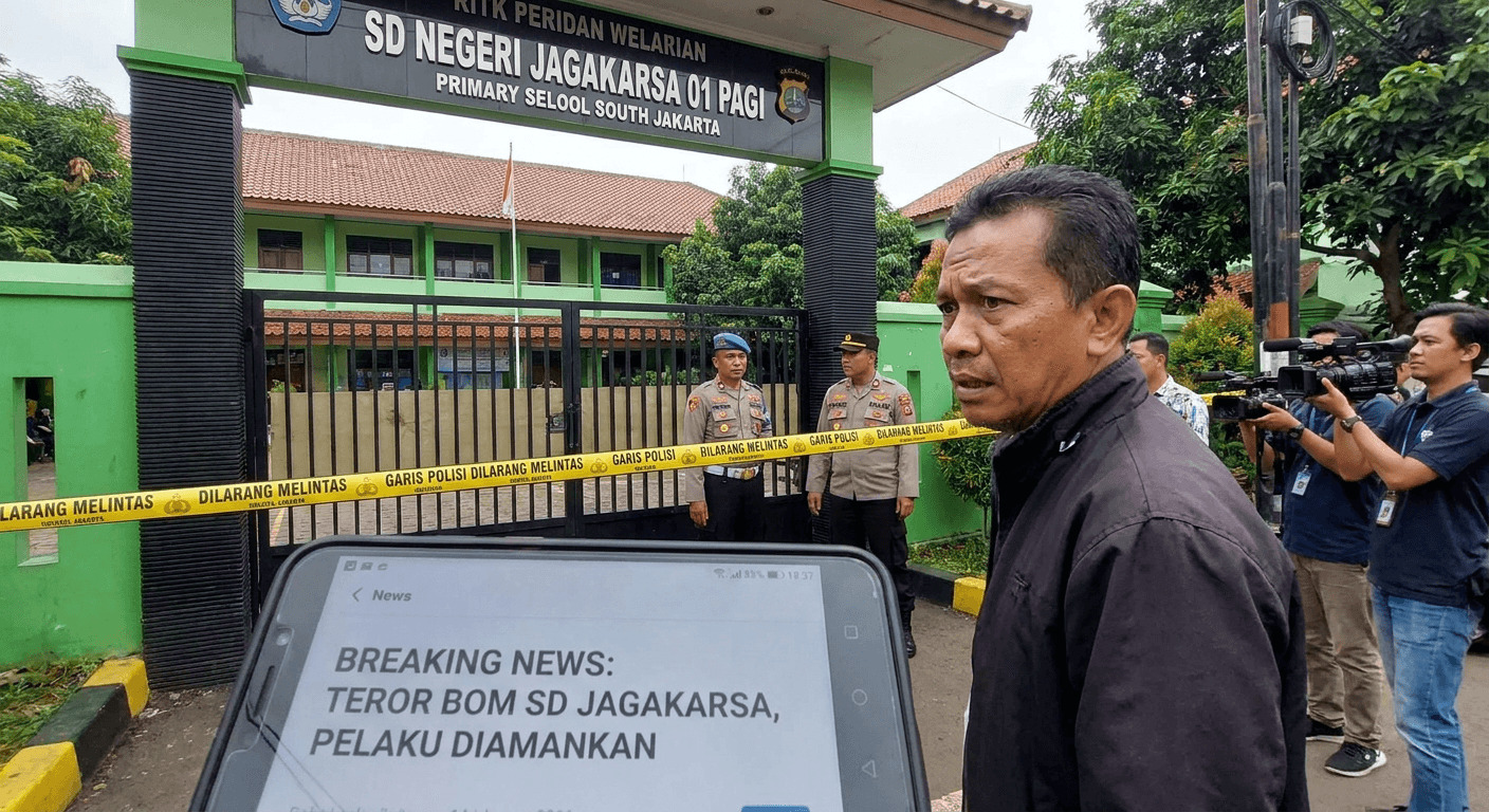 Kronologi Lengkap Teror Bom SD di Jagakarsa