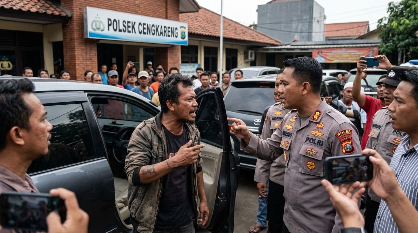 Kronologi Debt Collector Cekcok Pol di Cengkareng