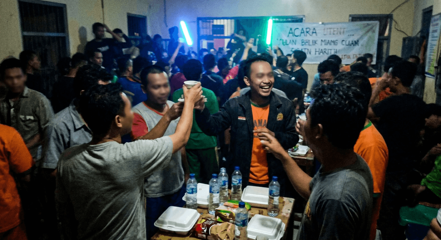 Viral! Video Pesta Mewah di Dalam Rutan Depok Bikin Netizen Heboh!