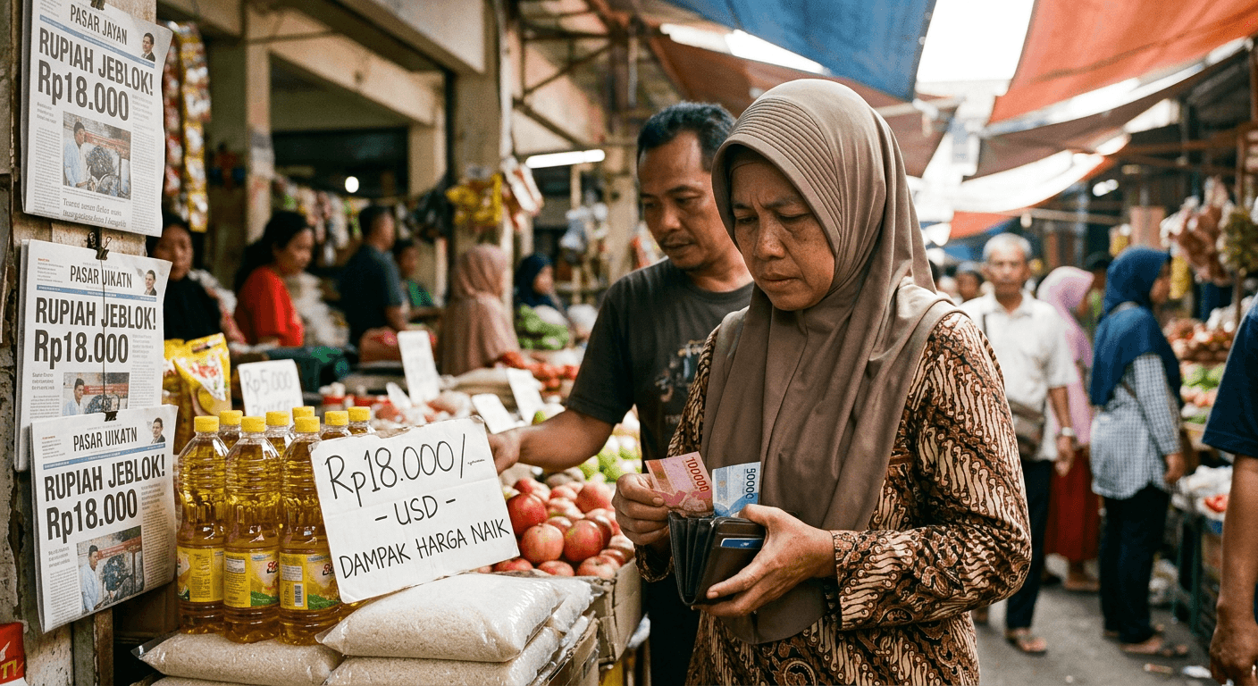 Rupiah Tembus Rp18 Ribu: Dampak dan Tips Finansial