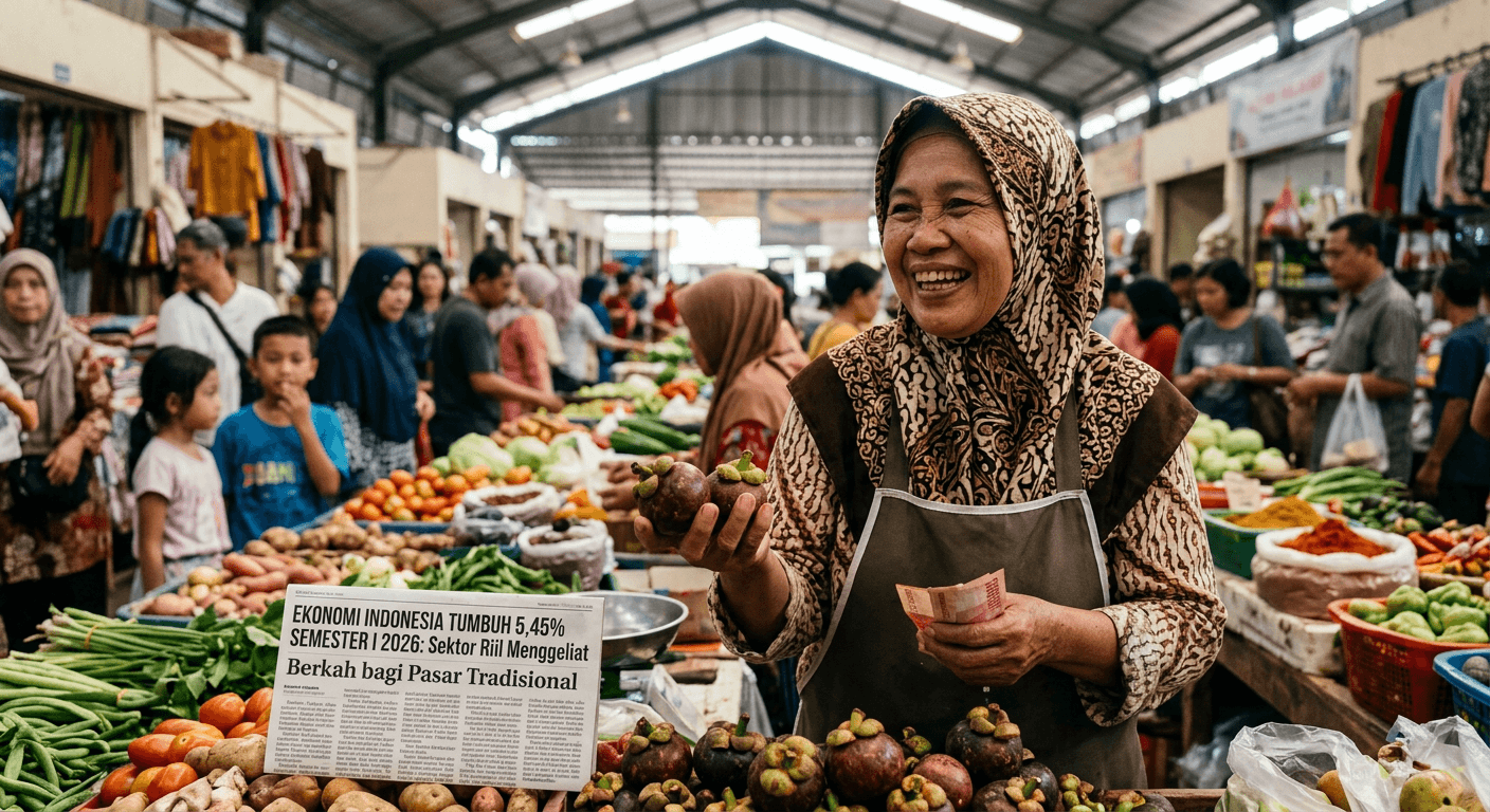 Pertumbuhan Ekonomi Indonesia Capai 5,45% di Semester I 2026: Analisis Lengkap