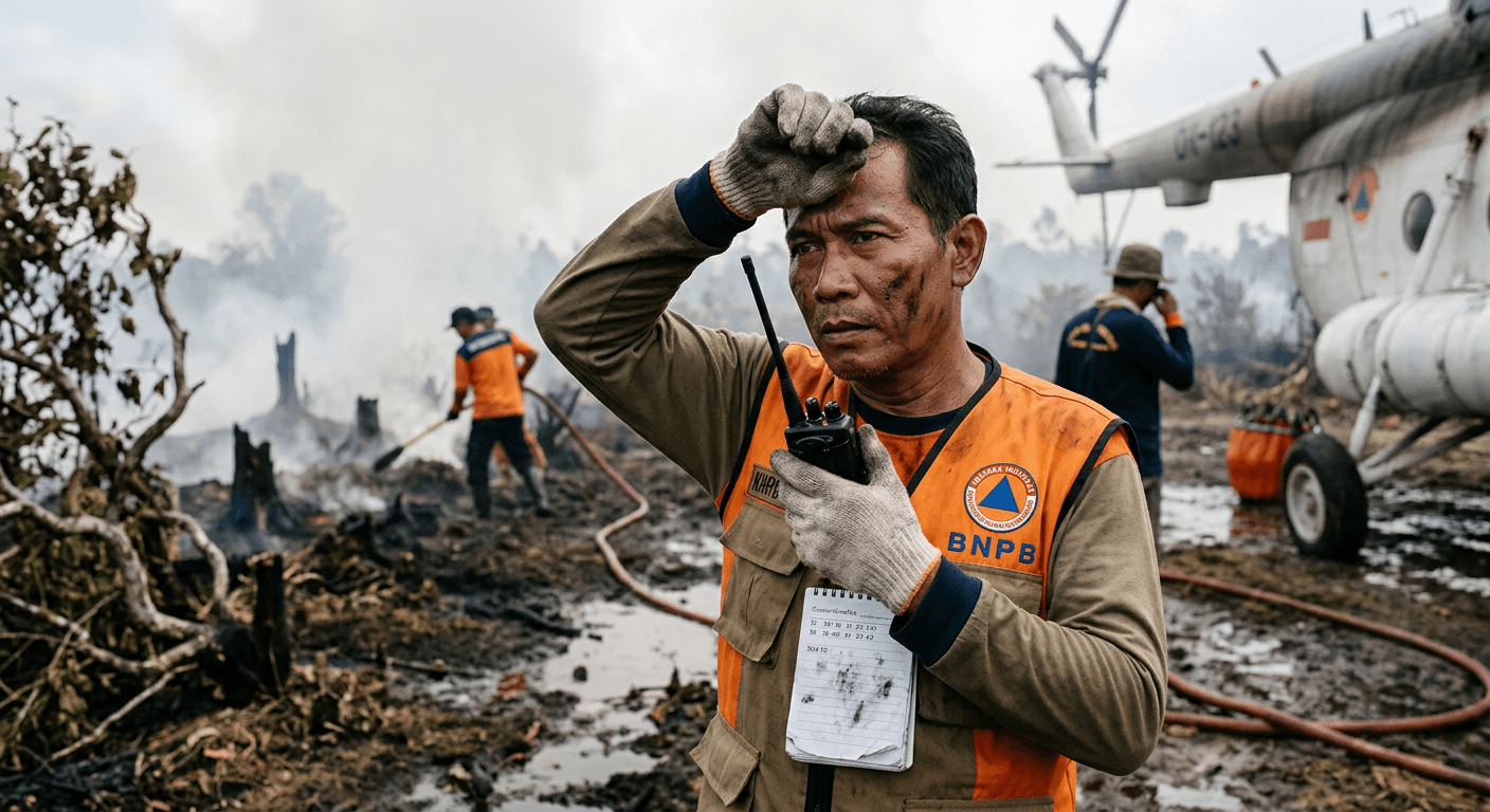 Update Terkini Penanganan Kebakaran Hutan di Kalimantan oleh BNPB