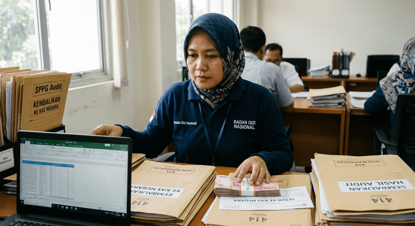 BGN Kembalikan Rp311,2 Miliar ke Kas Negara dari Audit 414 SPPG Bermasalah