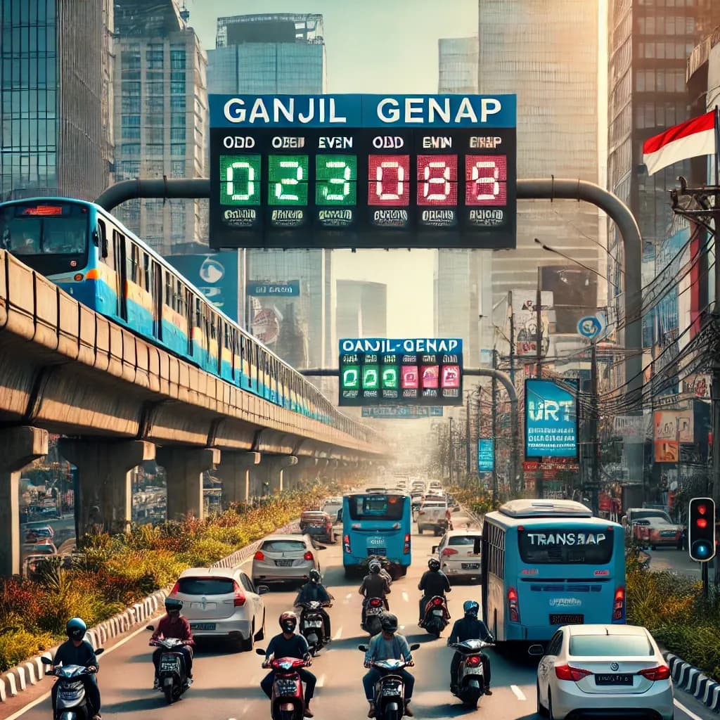 Aturan Ganjil Genap Kembali Berlaku di Jakarta Hari Ini