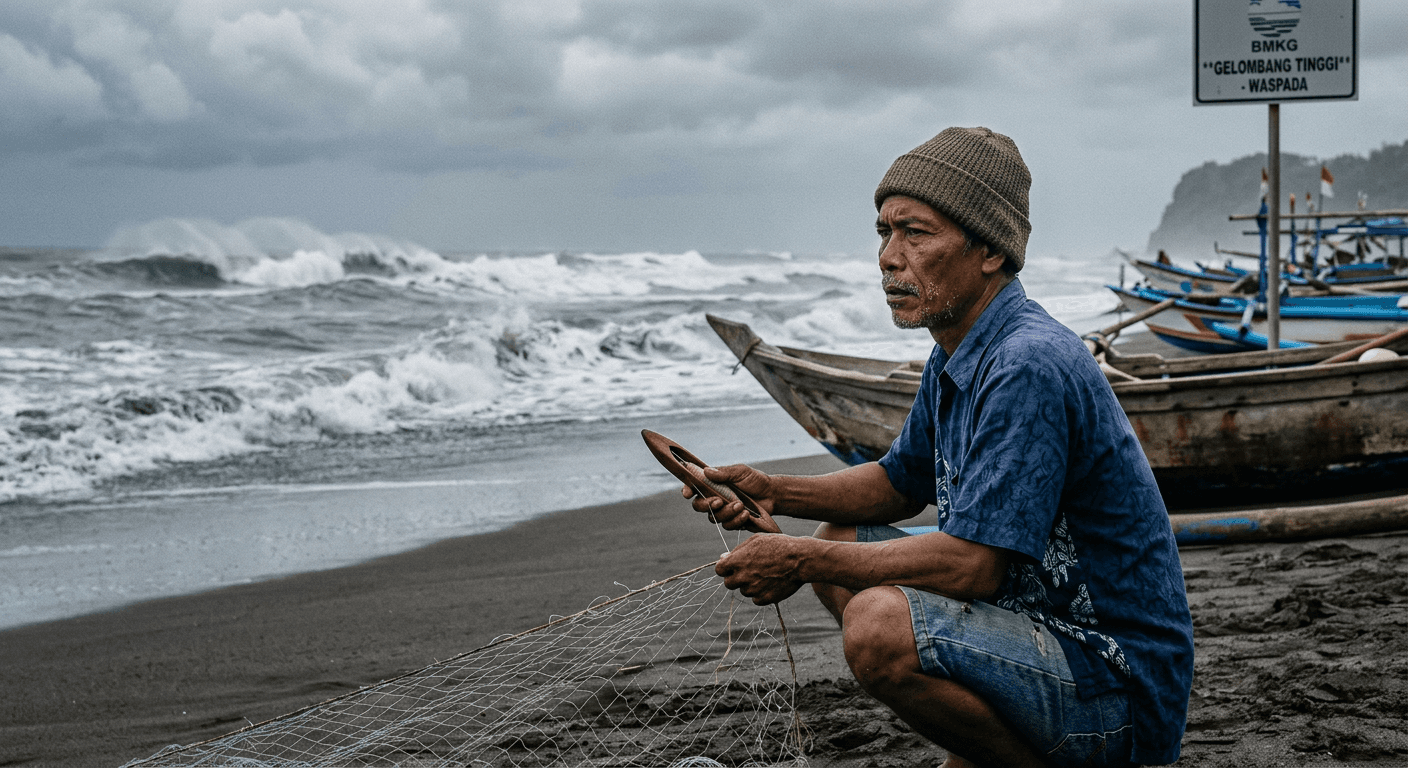 Prakiraan Cuaca Indonesia Hari Ini: Waspada Gelombang Tinggi di Pantai Selatan