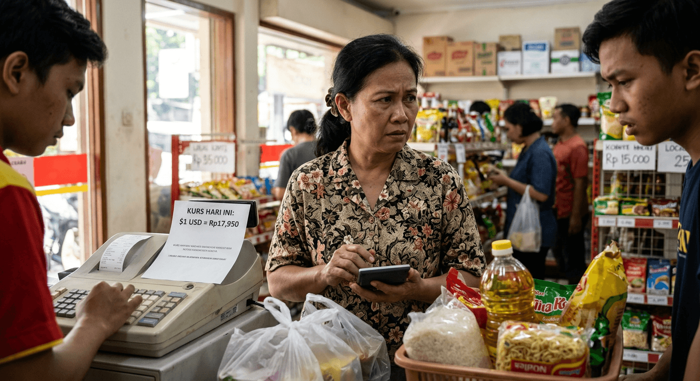 Rupiah Terancam Tembus Rp18.000, Ini Dampaknya bagi Kita