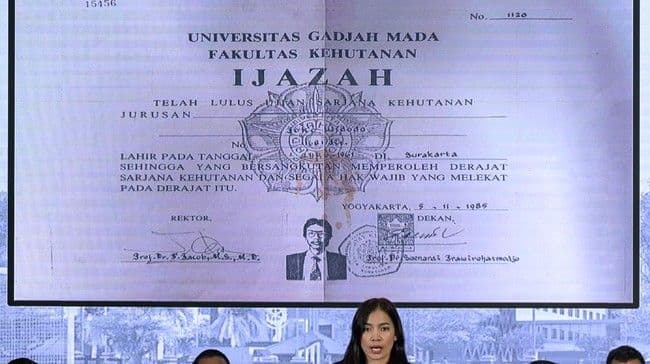 UGM Buka Suara tentang Ijazah Jokowi