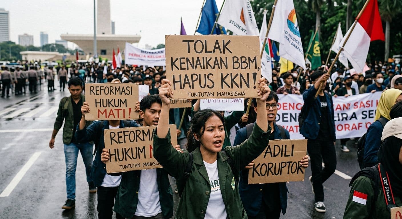 Tuntutan dan Rangkuman Demo Mahasiswa Terbaru di Indonesia