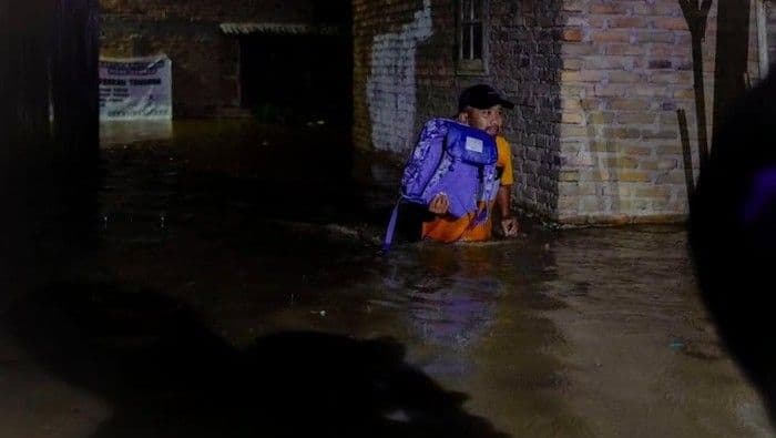 Banjir Melanda Rumah di Medan, Warga Terpaksa Mengungsi