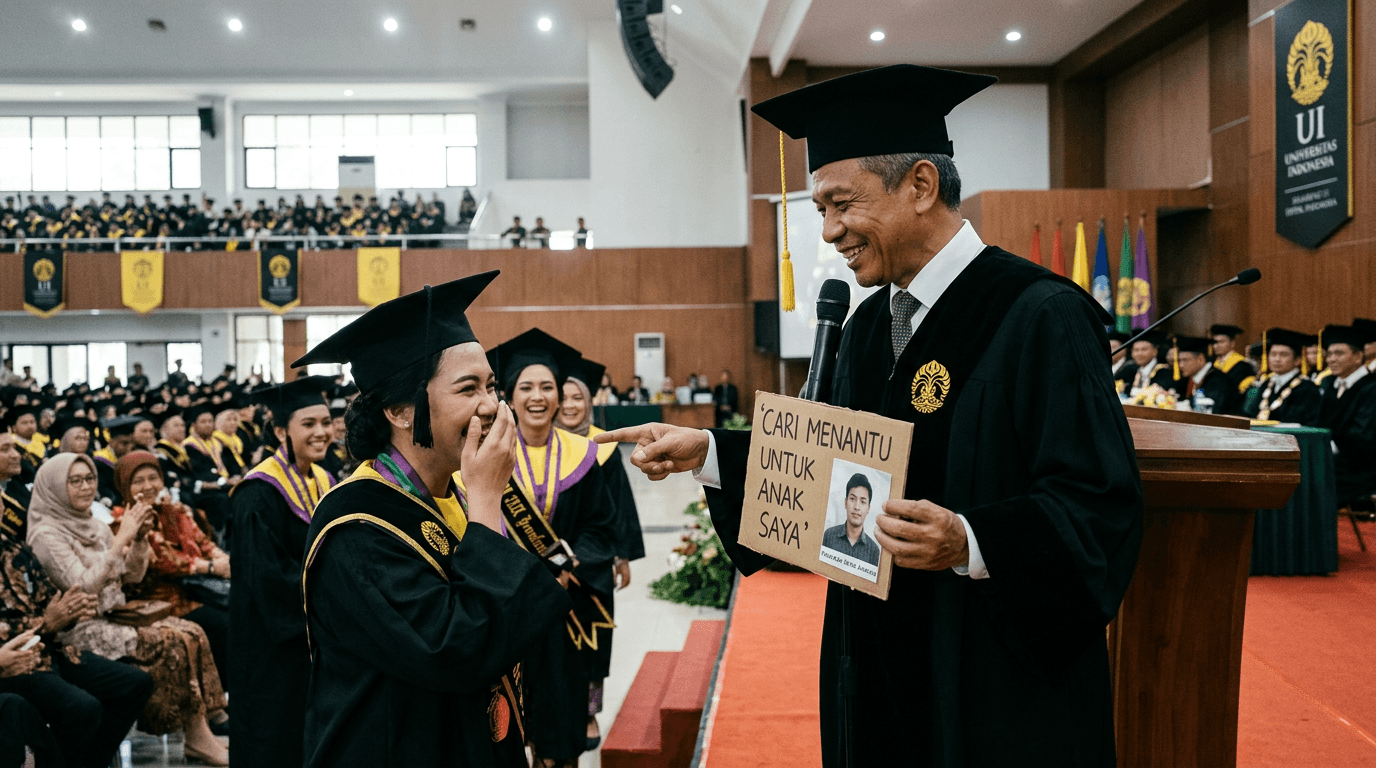 Heboh! Viral Pimpinan Cari Menantu untuk Anaknya di UI
