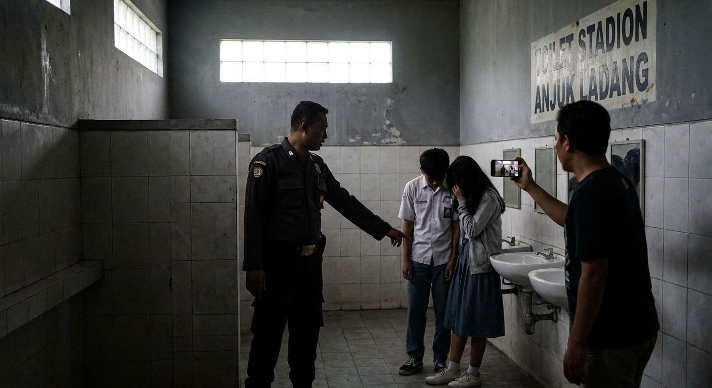 Viral Pelajar Digerebek di Toilet Stadion Anjuk Ladang