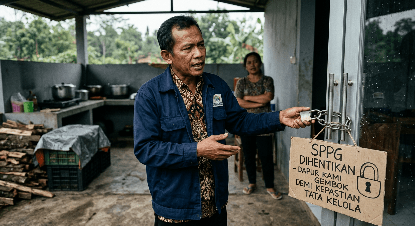 Mitra BGN Ancam Gembok Dapur Imbas SPPG Dihentikan