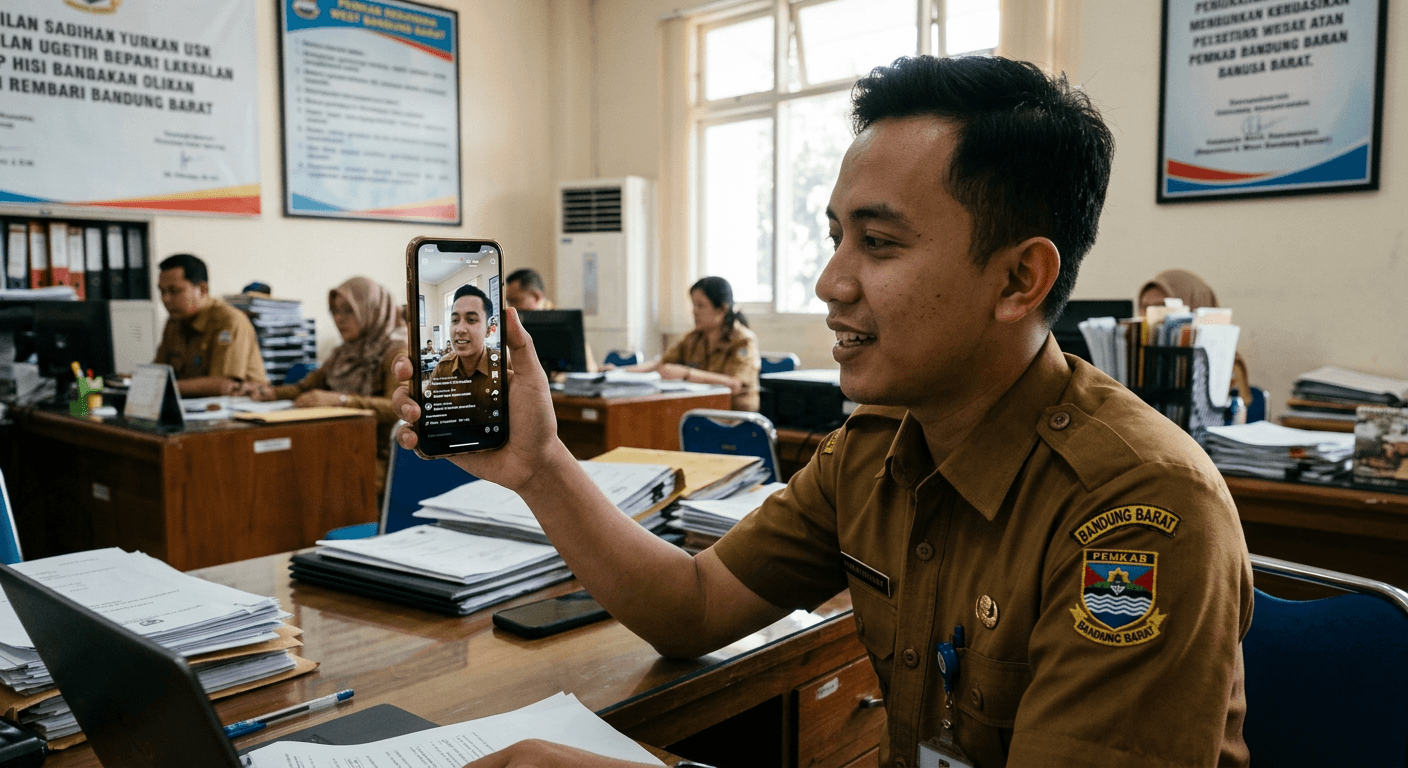 ASN Bandung Barat Viral Live: Terancam Sanksi Mutasi