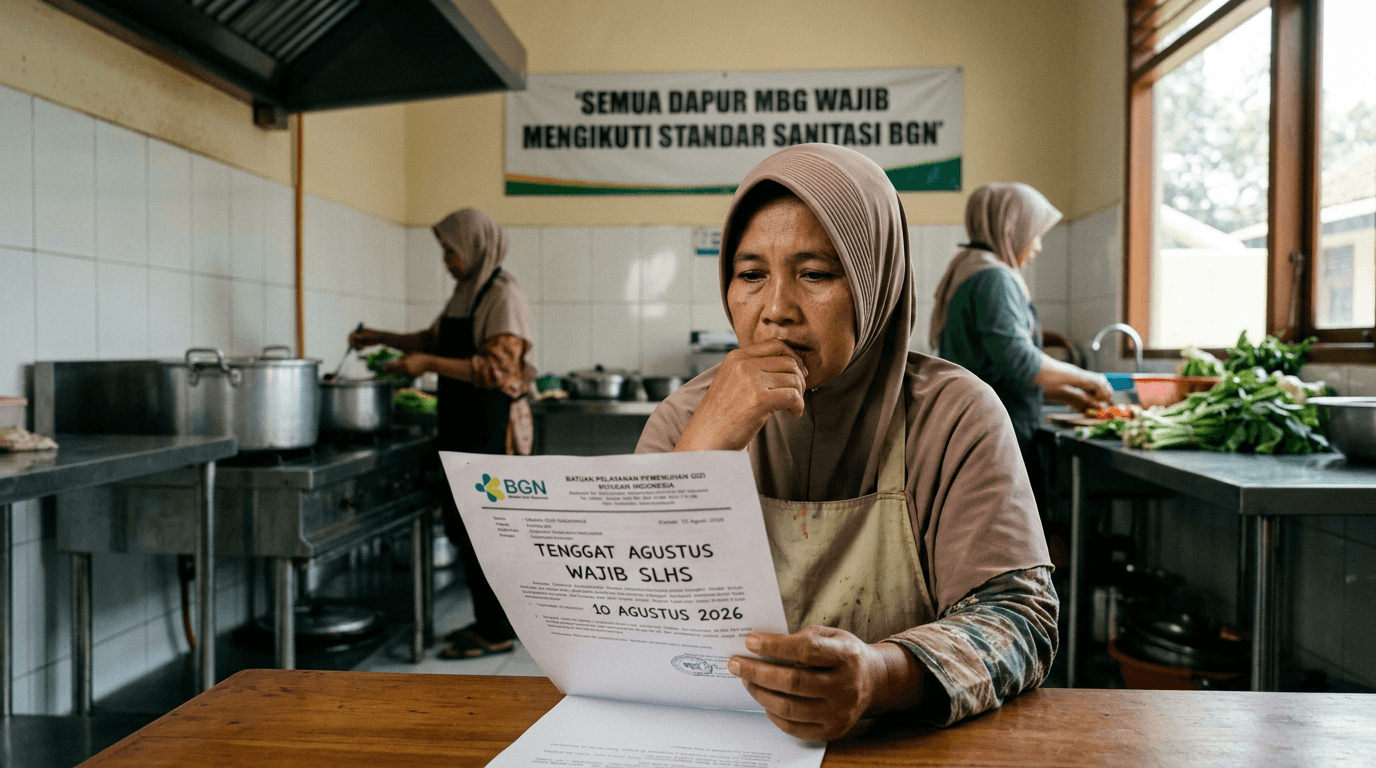 BGN Beri Tenggat Agustus: Dapur MBG Wajib SLHS