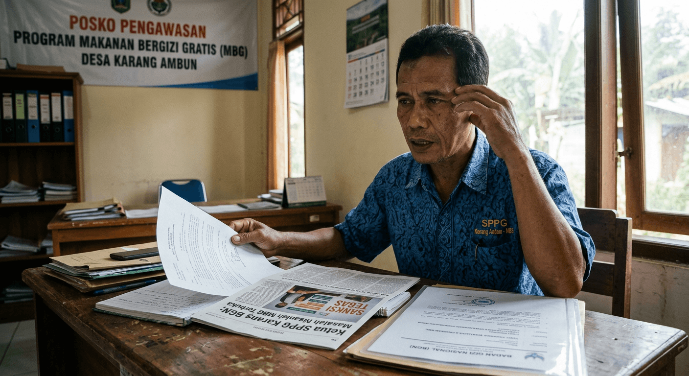 Kronologi Ketua SPPG Karang dan Evaluasi Program MBG