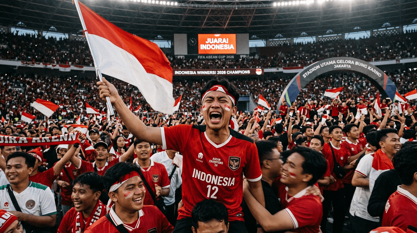 Indonesia Juara FIFA ASEAN Cup 2026: Sorak Sorai Kemenangan di GBK Trending Viral Hari Ini