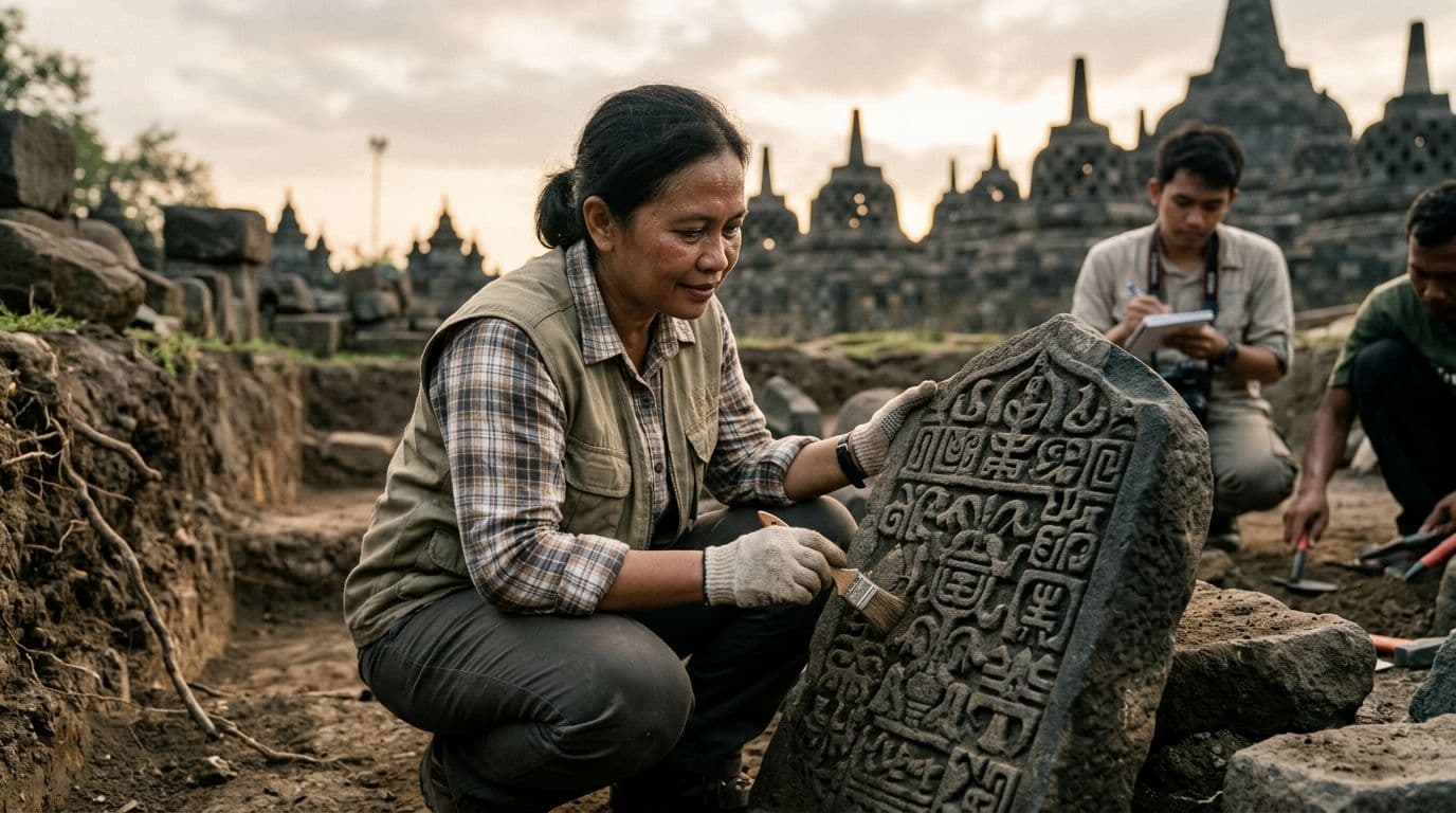 Misteri Batu Berukir Unik Muncul di Berbagai Situs Kuno