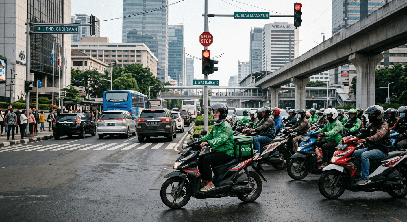 Viral Hari Ini: Aksi Pemotor Menerobos Lampu Merah di Jakarta Jadi Sorotan
