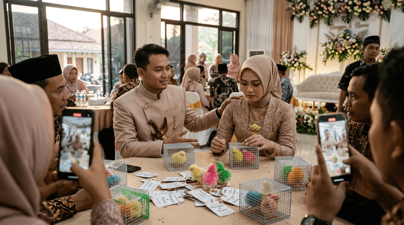 Viral Anak Ayam Jadi Suvenir Pernikahan, Pasangan Minta Maaf Publik