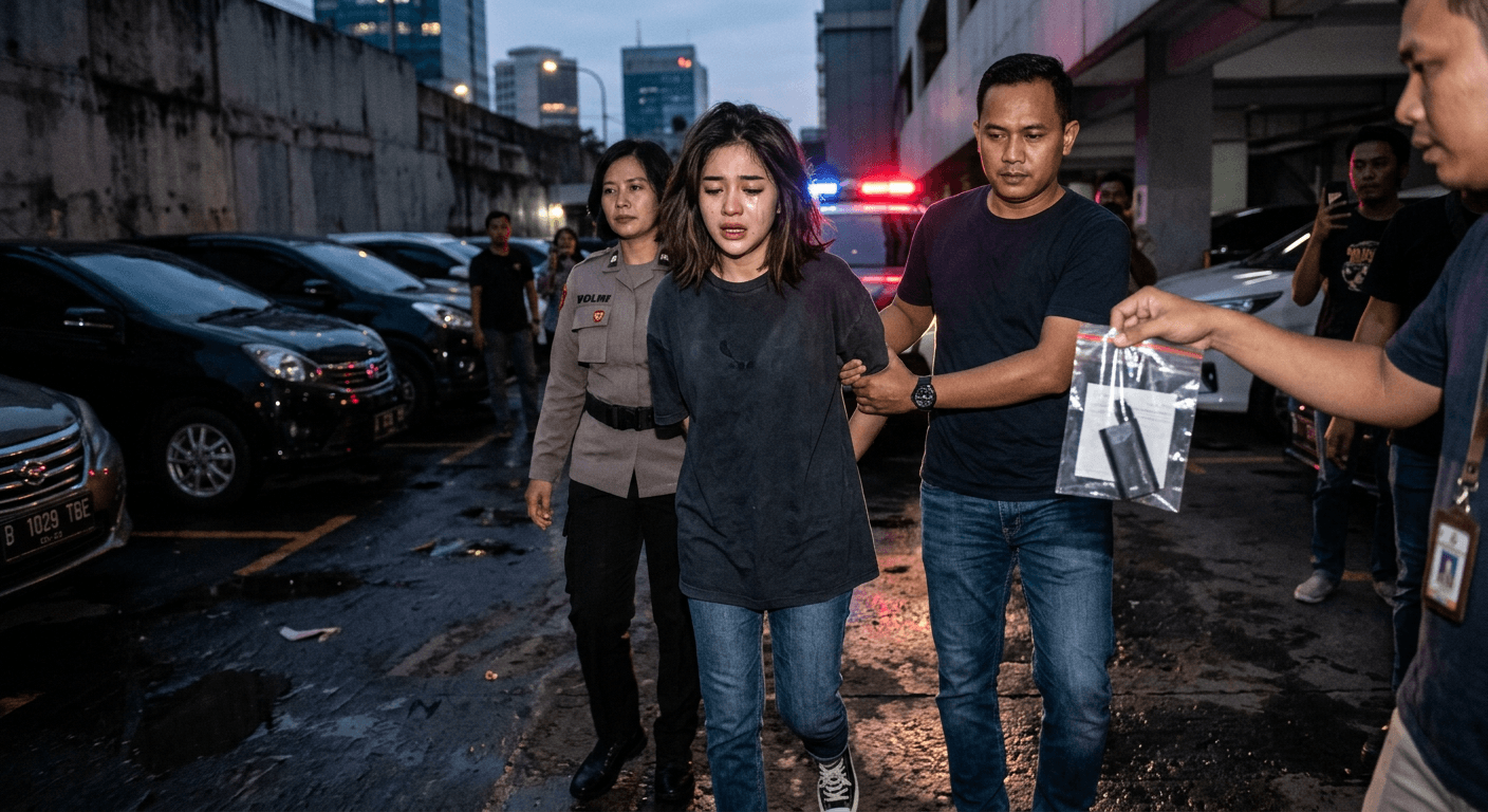 Viral Detik-Detik Selebgram Jule Ditangkap Polisi Terkait Narkoba, Netizen: "Ini Baru Gaya!"