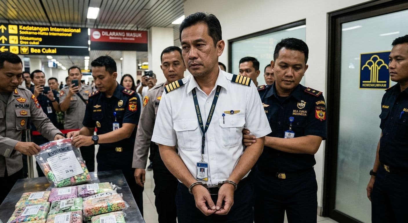 Kronologi Pilot Malaysia Ditangkap Indonesia karena Narkoba