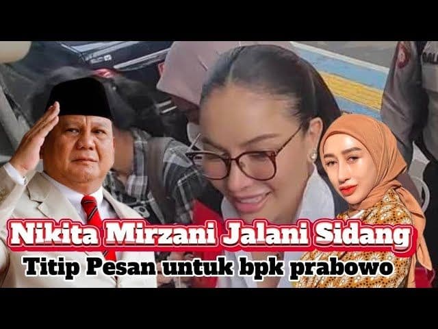 Nikita Mirzani Curhat ke Presiden: Tolong, Hukum Jangan Tumpul ke Atas!