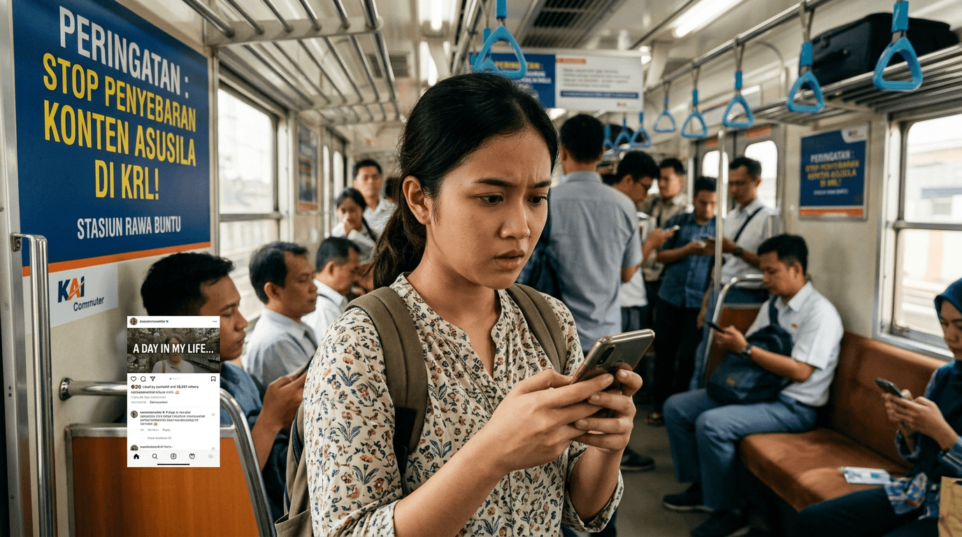 Video Mesum Viral 'A Day in My Life' Hebohkan Netizen di Stasiun Rawa Buntu