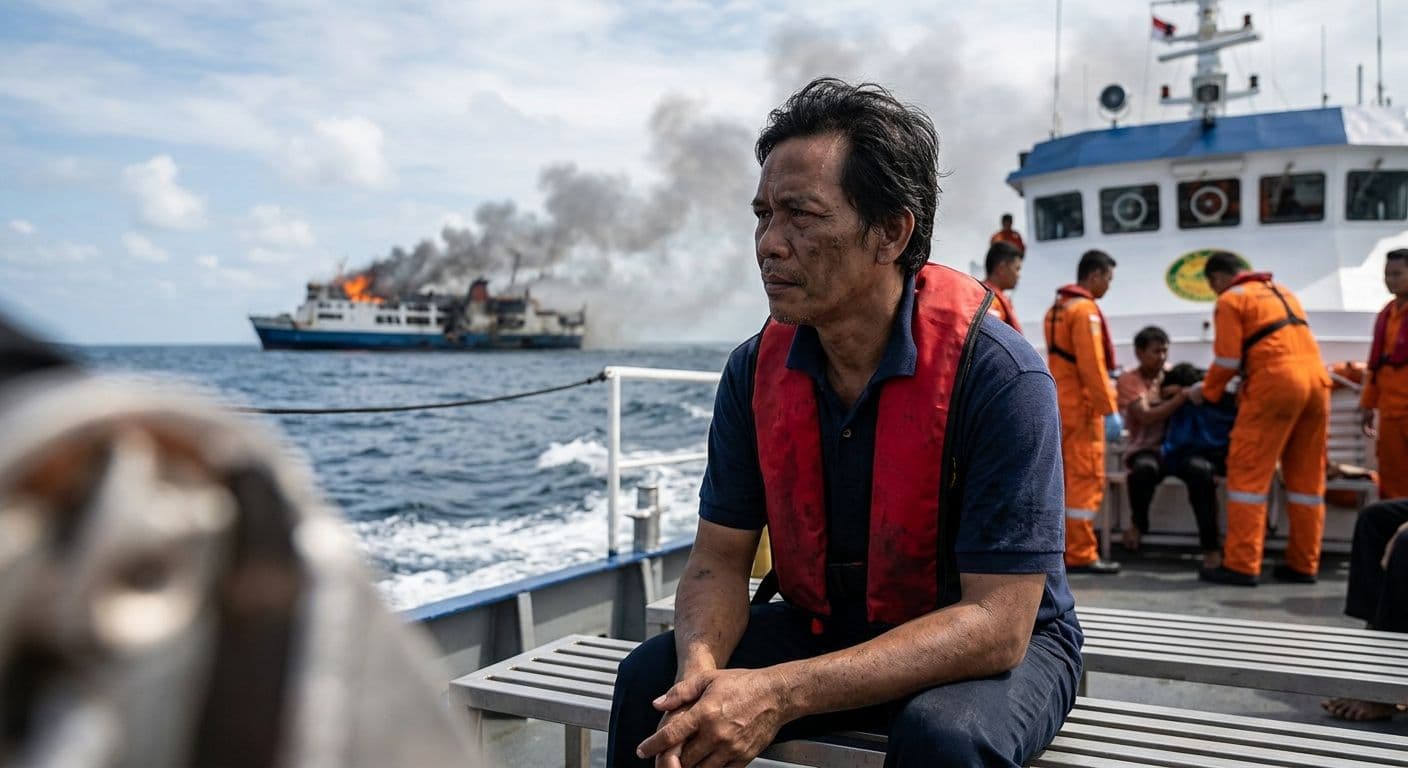 Kronologi Musibah mutiara sentosa fire di Perairan Madura
