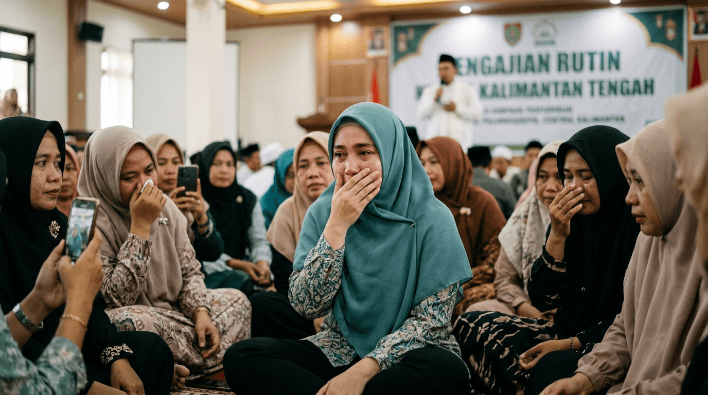 Istri Gubernur Kalteng Menangis di Pengajian, Netizen Ramai Berkomentar
