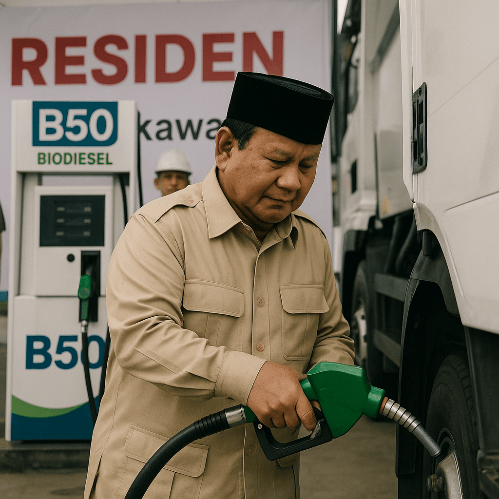 Update Terkini: Peluncuran Biodiesel B50 oleh Presiden Prabowo di Karawang