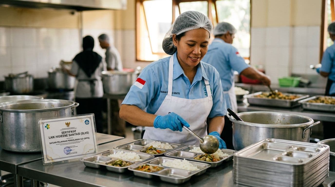 Syarat Wajib SLHS untuk SPPG Makan Bergizi