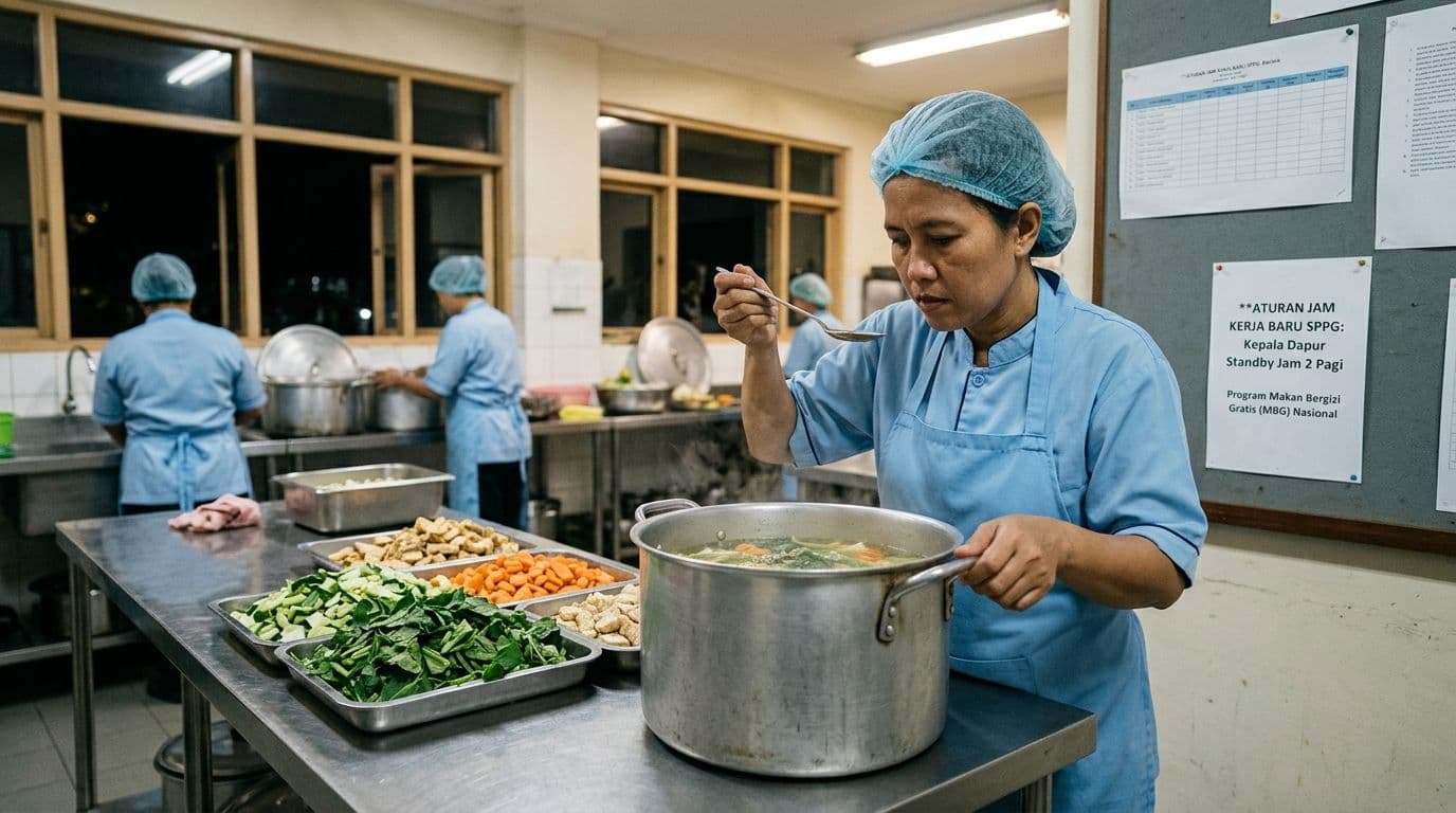Aturan Jam Kerja Baru SPPG Makan Bergizi